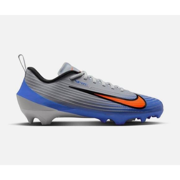 Nike Vapor Edge Speed 3 Football Cleats Grey Blue FB3303-001 NBY Men’s Size 9 - Picture 1 of 5